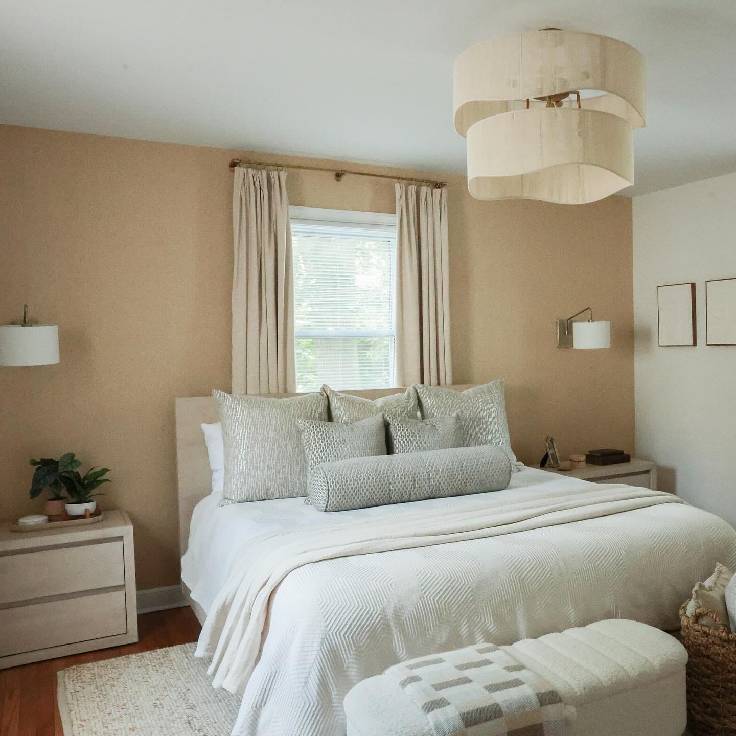 Customer photo review of 3-Tier Beige Woven Thread Drum Pendant Light