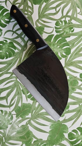 Customer photo review of Handgeschmiedetes Kochmesser - Black