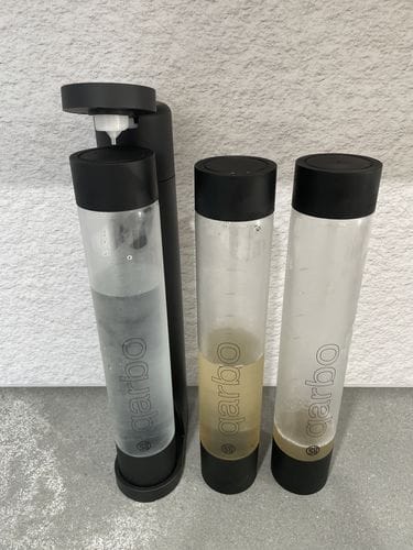 Customer photo review of qarbo CLASSIC - Sparkling Water Maker and Fruit Infuser
