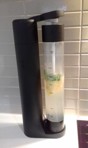 Customer photo review of qarbo CLASSIC - Sparkling Water Maker and Fruit Infuser
