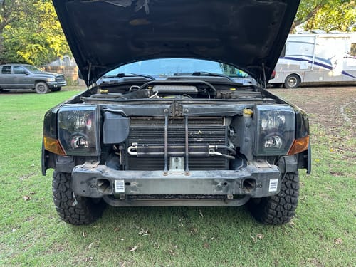 Customer photo review of WK / XK Hidden Winch Mount 2005 - 2010