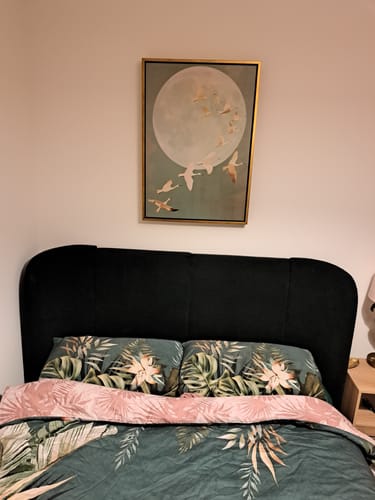 Customer photo review of Japanese Cranes Print