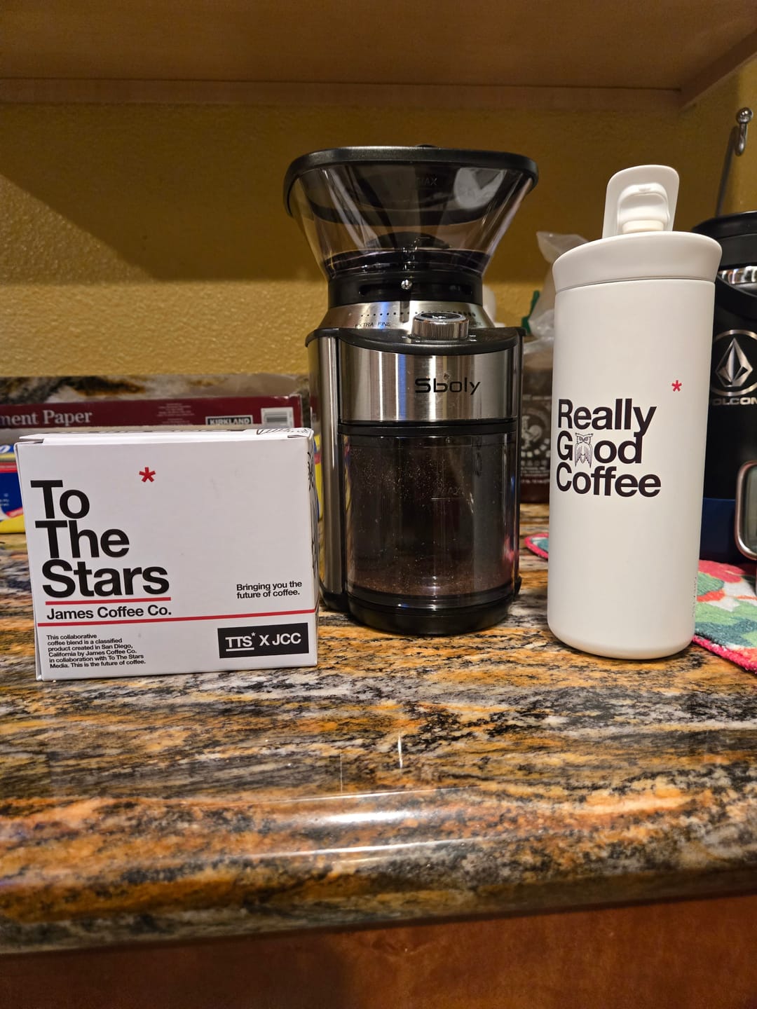 Customer photo review of To The Stars Really Good Coffee
