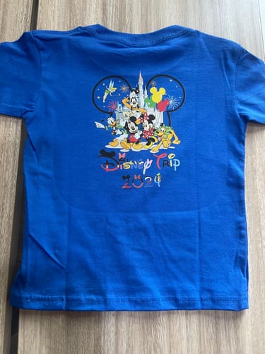 Customer photo review of Disney Trip 2024 Design - Disney DTF Transfer