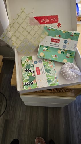 Customer photo review of Mrs Quilty Subscription Box