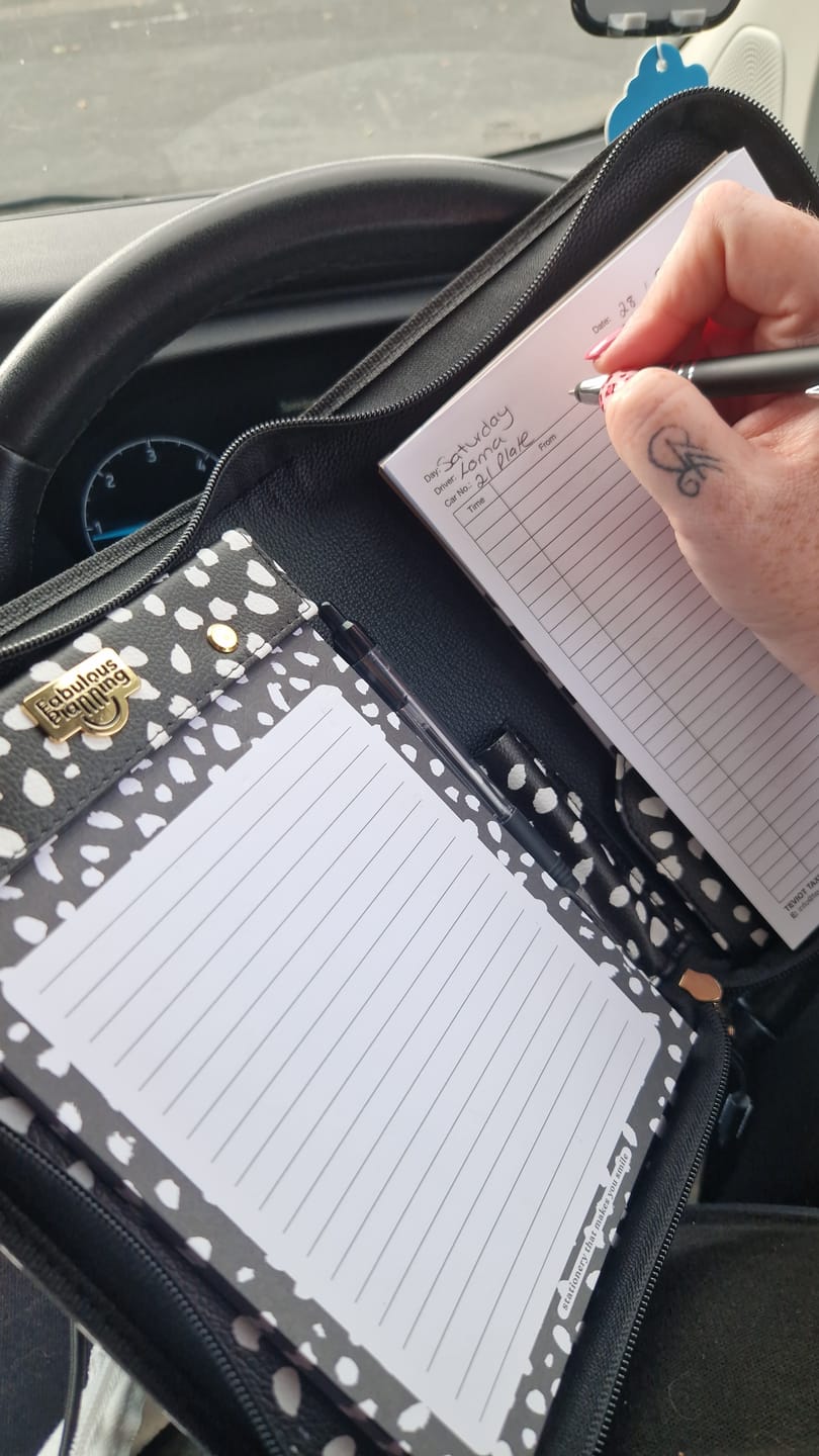 Customer photo review of A5 Folio - Reverse Dalmatian