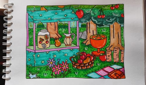 Customer photo review of Ohuhu - Set 12 Marcadores Glitter Marker