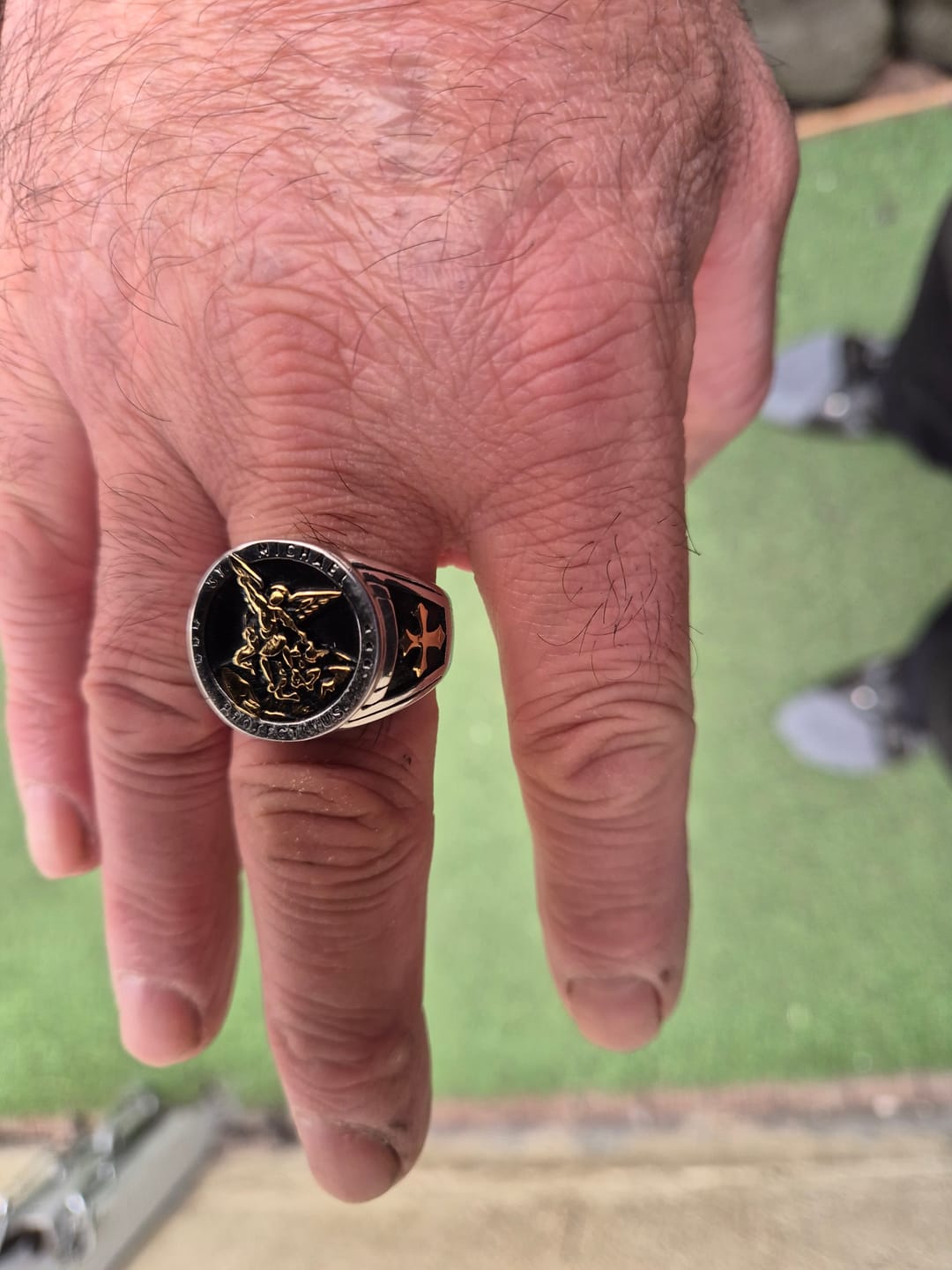Customer photo review of Bague de l'Archange Michel