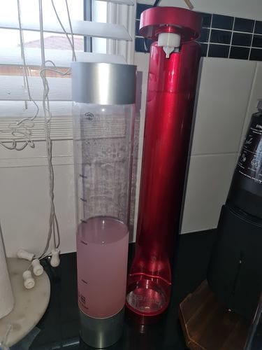 Customer photo review of qarbo CLASSIC - Sparkling Water Maker and Fruit Infuser