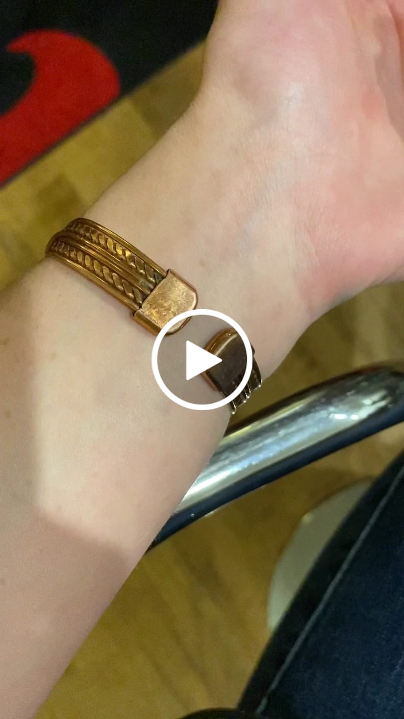 Customer video review of Braid / Magnetic / Copper Bracelet