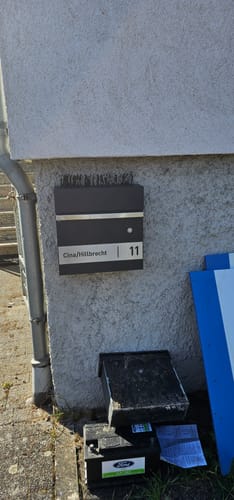 Customer photo review of Absenkautomatik für Briefkastendeckel