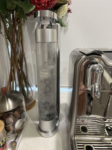 Customer photo review of qarbo CLASSIC - Sparkling Water Maker and Fruit Infuser