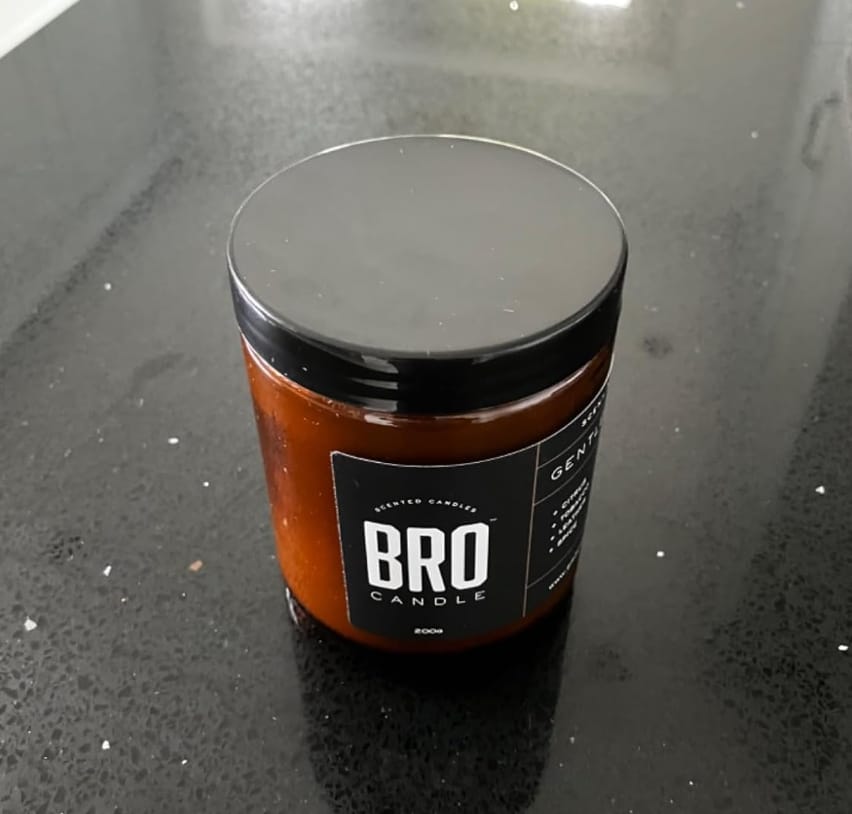 Customer photo review of The Gentleman Candle