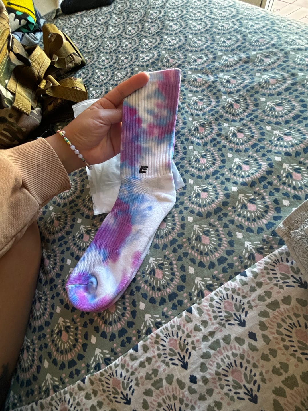 Customer photo review of Calcetines Performance Nebula