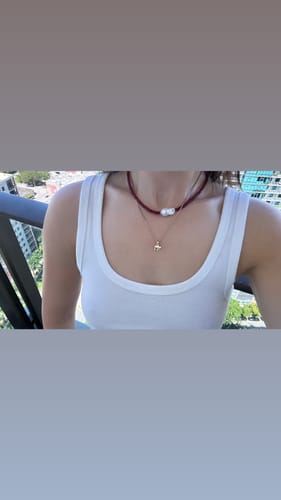 Customer photo review of Chai Necklace