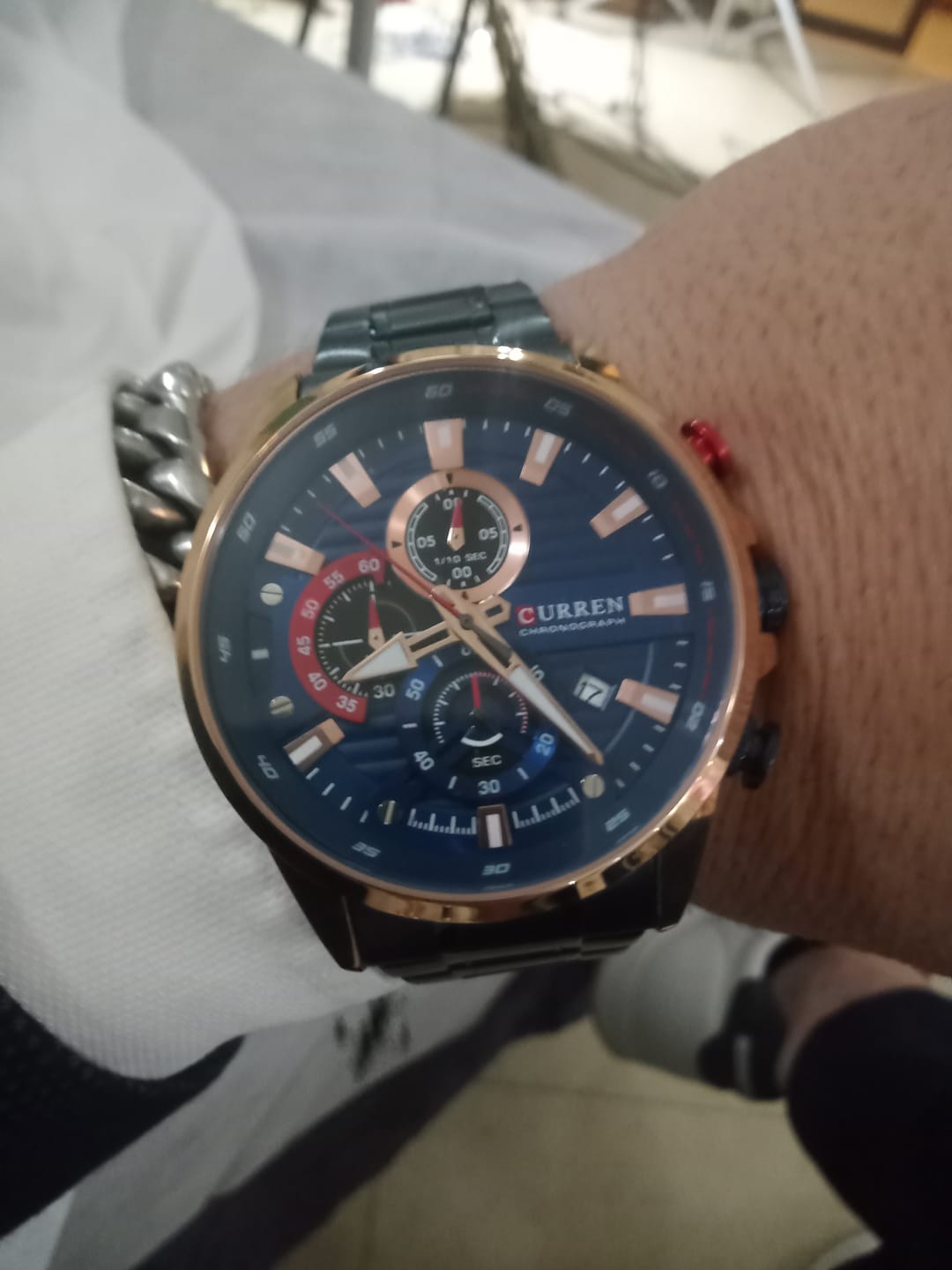 Customer photo review of Curren Ambasator® orologio uomo acciaio