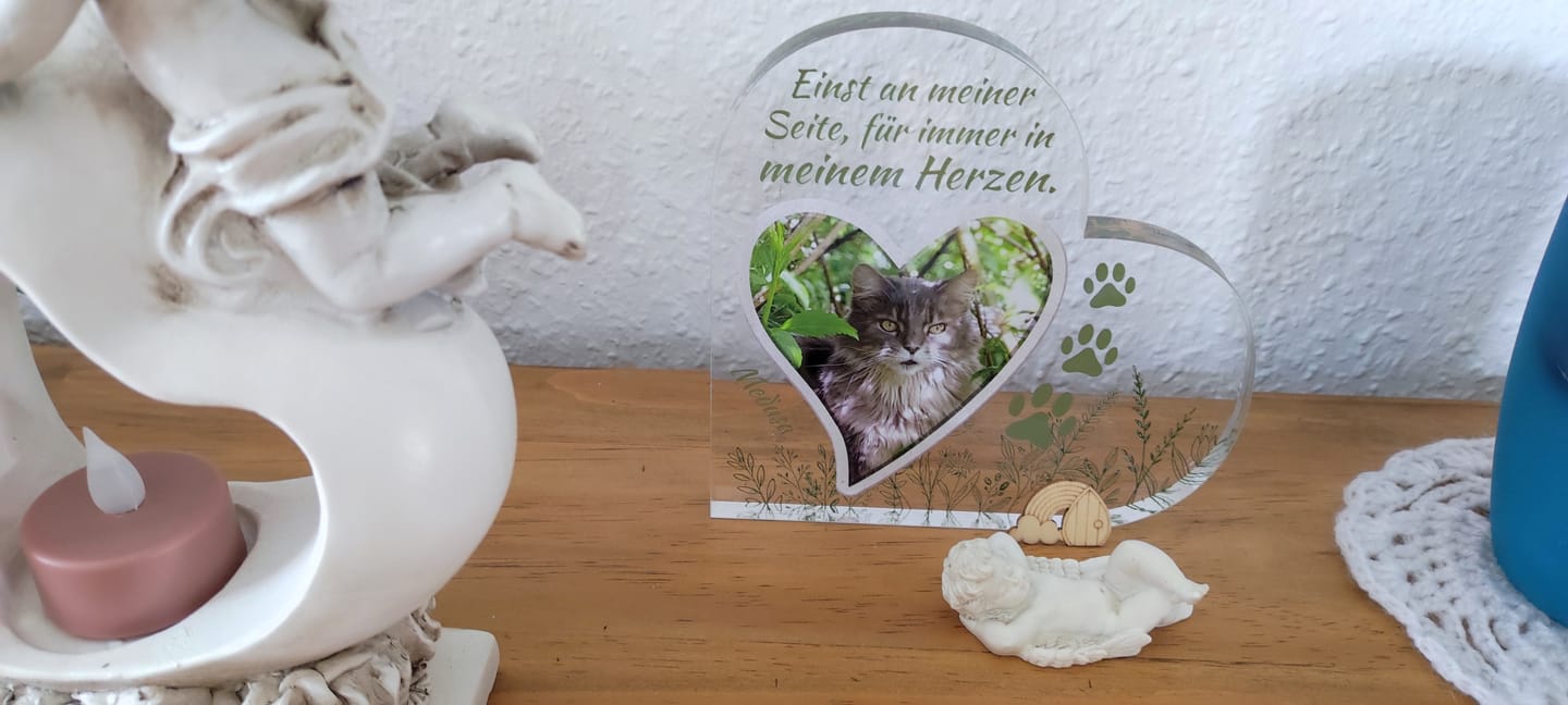 Customer photo review of Einst an meiner Seite - Individuelles Glasherz