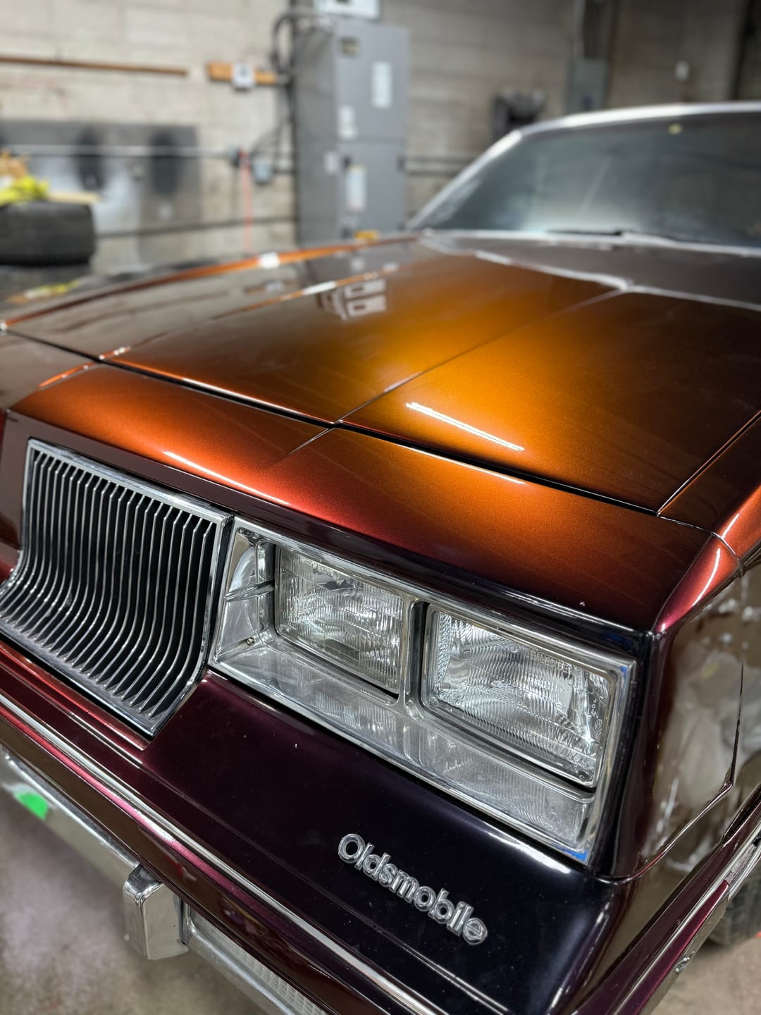 Customer photo review of Rainbow Drift Black Red Vinyl Wrap