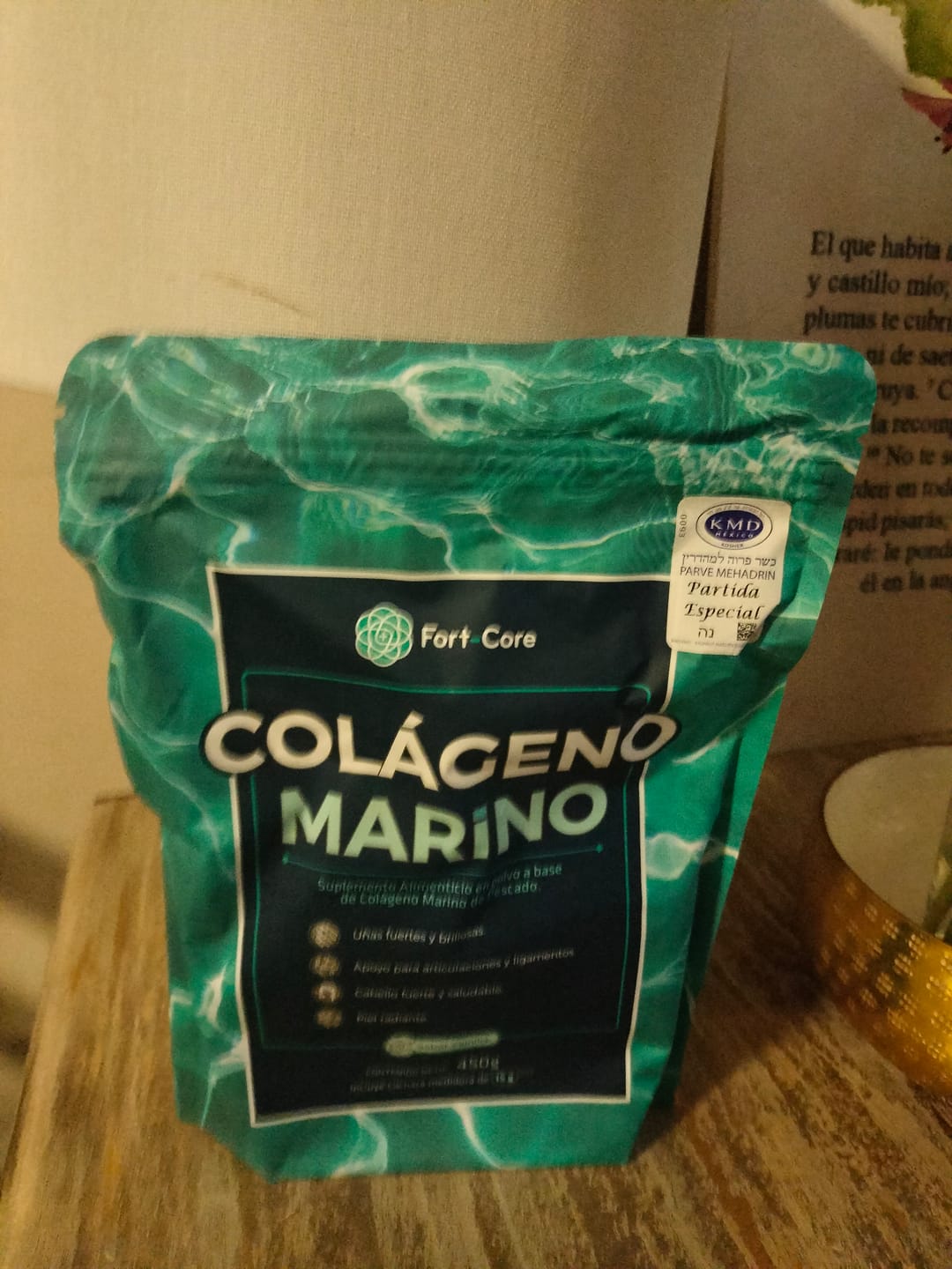 Customer photo review of Colágeno marino Fort Core