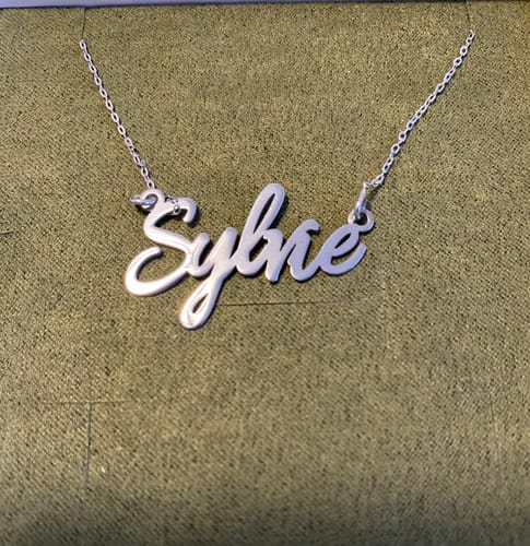 Customer photo review of Collana Nome