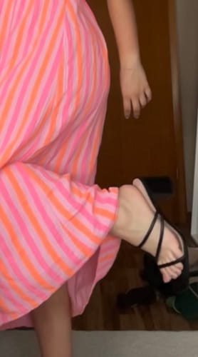 Customer photo review of Good Time Absatz Sandale - Schwarz