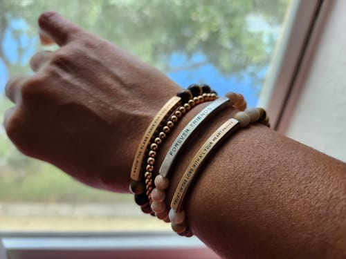 Customer photo review of STACKERS - ROSE GOLD (POS)
