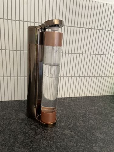 Customer photo review of qarbo CLASSIC - Sparkling Water Maker and Fruit Infuser