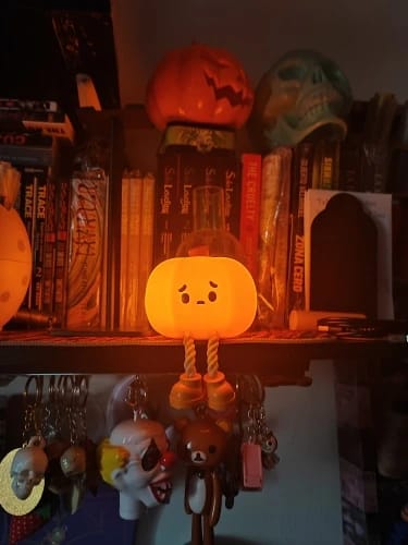 Customer photo review of Halloween Pumpkin Night Lights Cute Soft Silicone gift