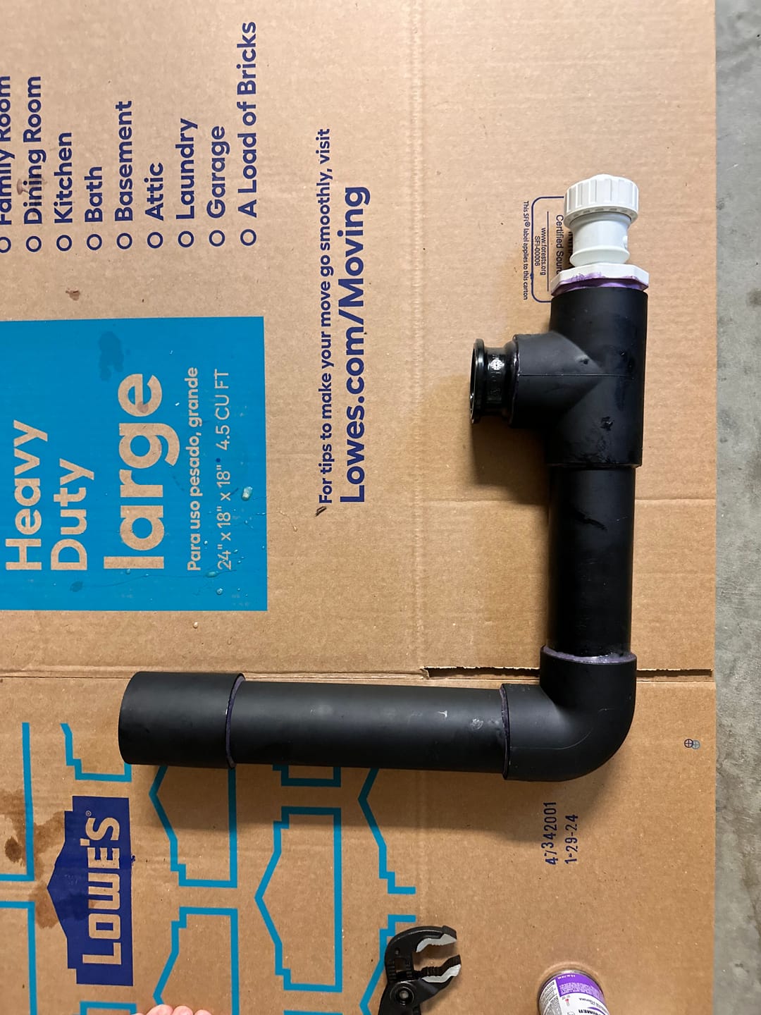 Customer photo review of CPVC Pipe Connector for Heliocol, SwimJoy & SwimLux Solar Pool Heaters