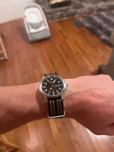Customer photo review of 007 Bond Nylon Strap- Five Eye (AVAILABLE NOW)