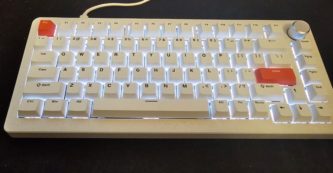 Customer photo review of DrunkDeer A75 Pro Wired Actuation Distance Adjustable Magnetic Switch Keyboard