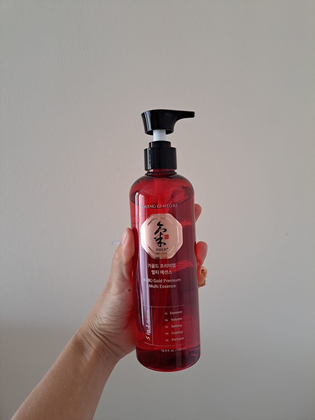 Customer photo review of Серум Течна преса за укротяване на хвърчаща коса Doori Ki Gold Premium Multi Essence