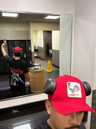 Customer photo review of WORDMARK HAT + FREE PRE-WORKOUT SAMPLE