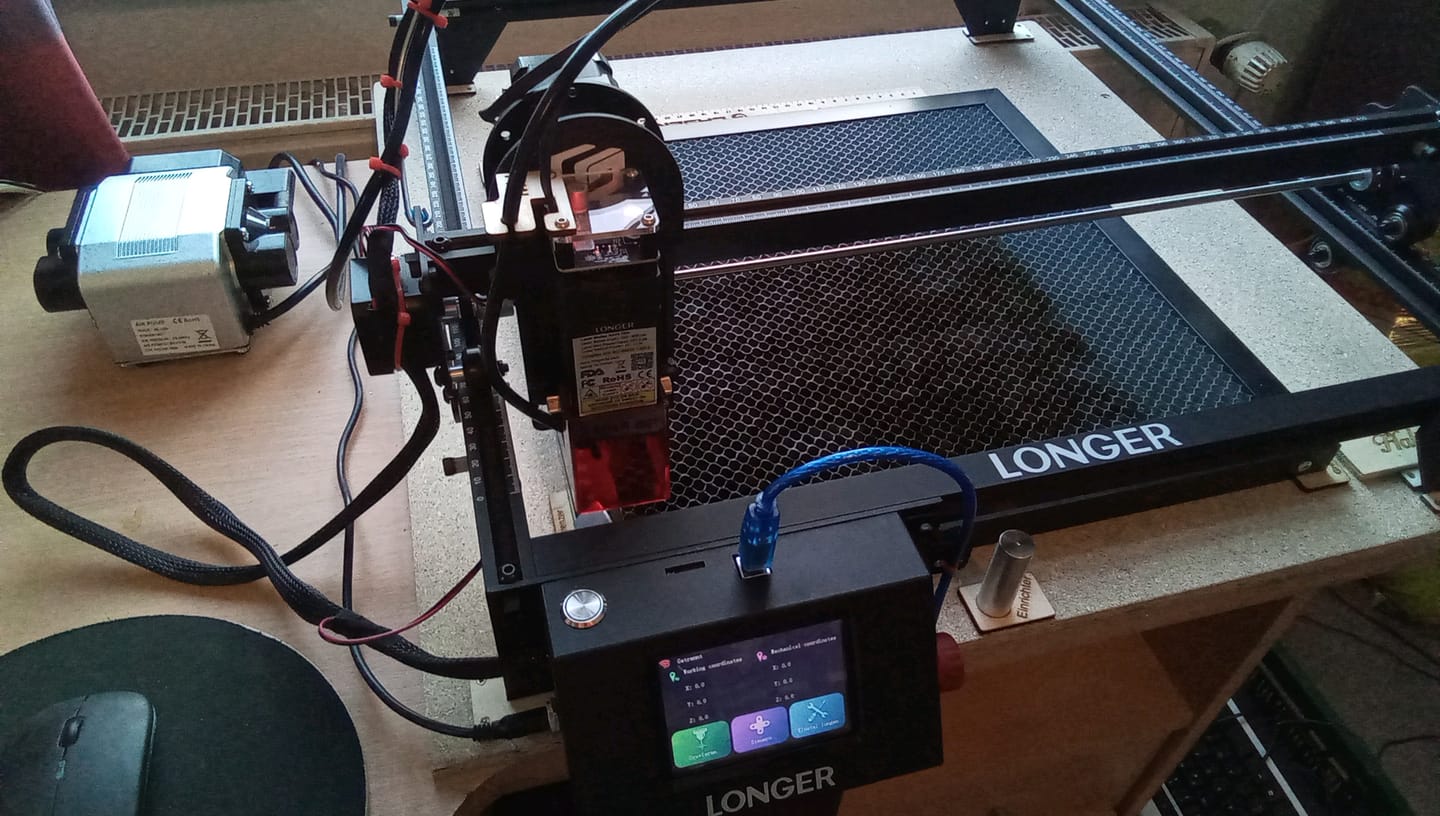 Customer photo review of Air Assist Kits for RAY5 5W&10W Laser Engraver