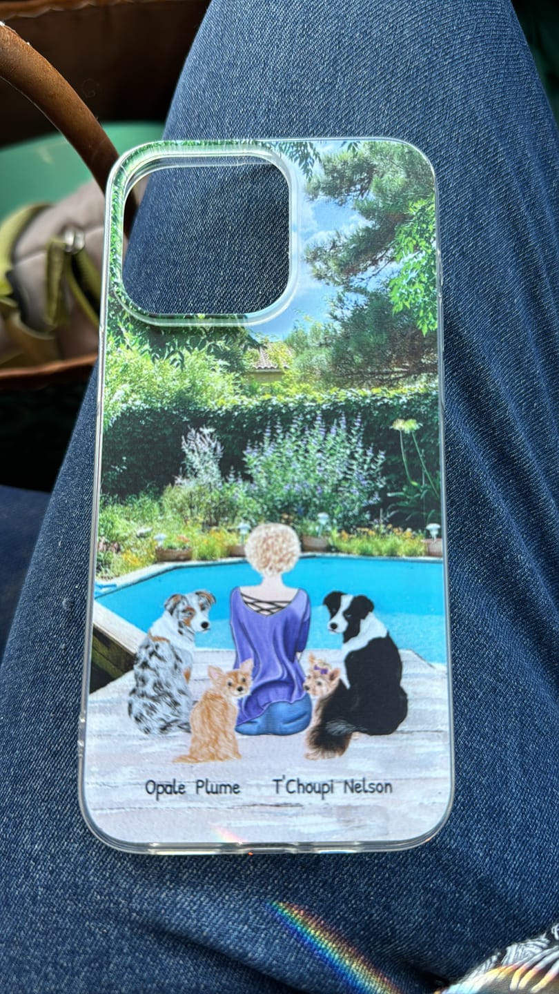 Customer photo review of Meilleurs amis - Coque de téléphone personnalisée