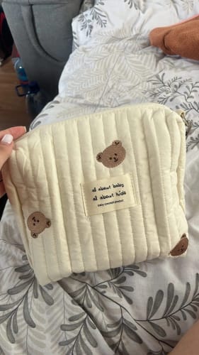 Customer photo review of Small Boho Essential Travel Stroller Diaper Bag