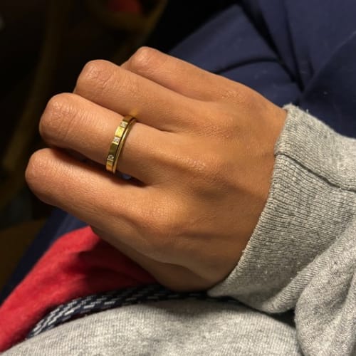 Customer photo review of Lucia Crystal Ring