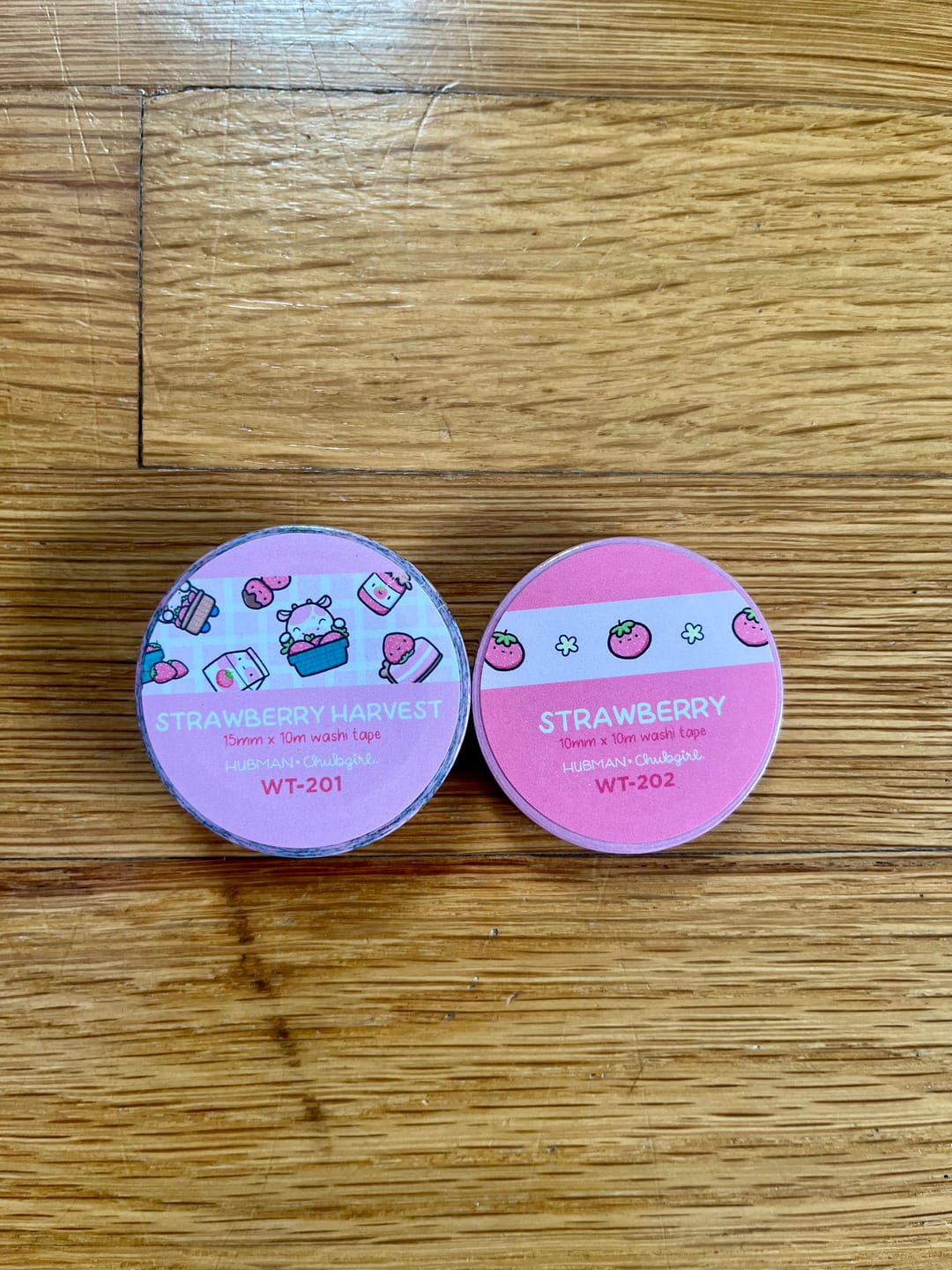 Customer photo review of Strawberry Harvest Washi Tape (Set of 2)