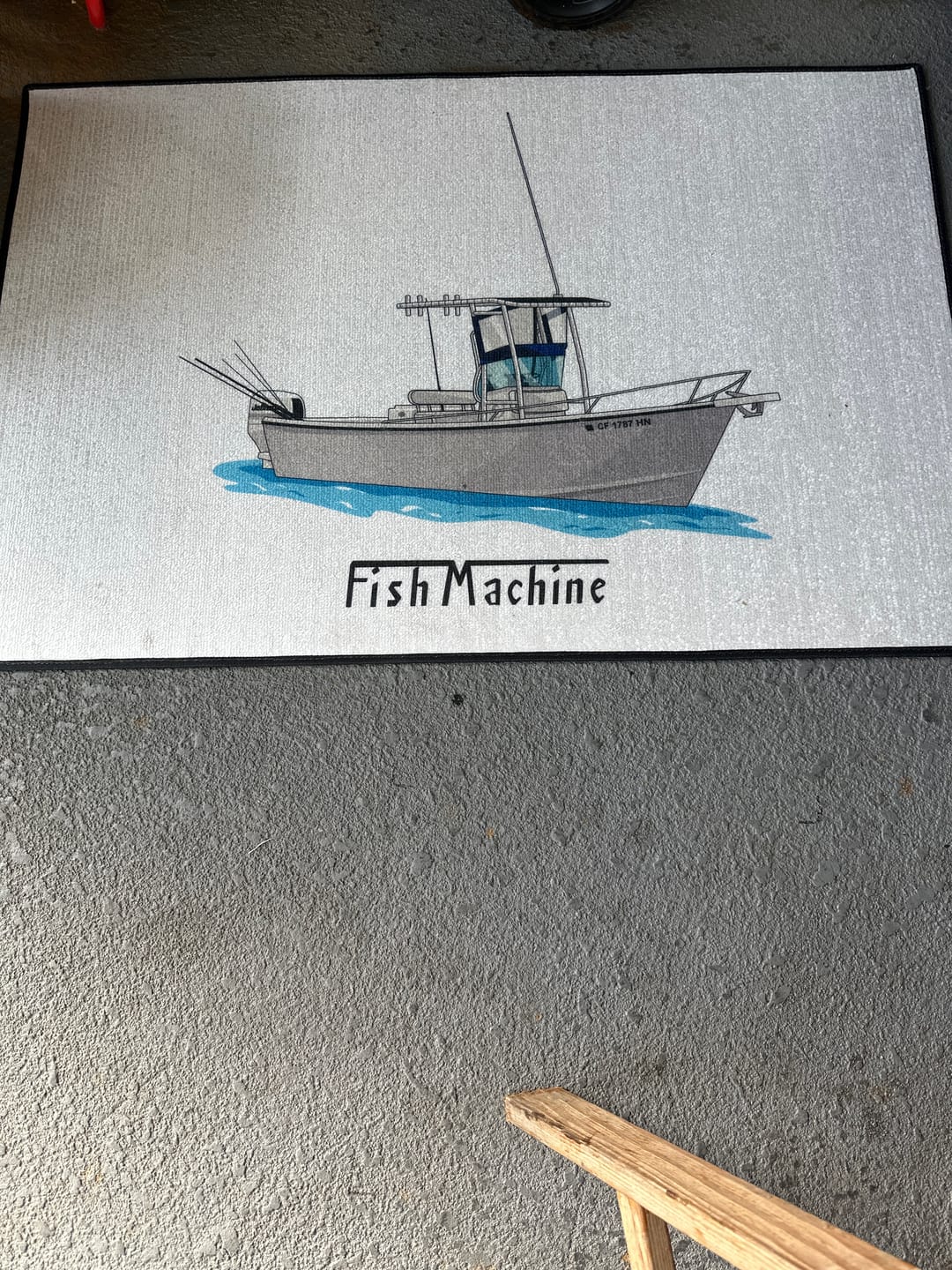 Customer photo review of Custom Indoor/Outdoor Dock Mat