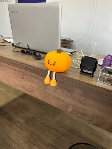 Customer photo review of Halloween Pumpkin Night Lights Cute Soft Silicone gift