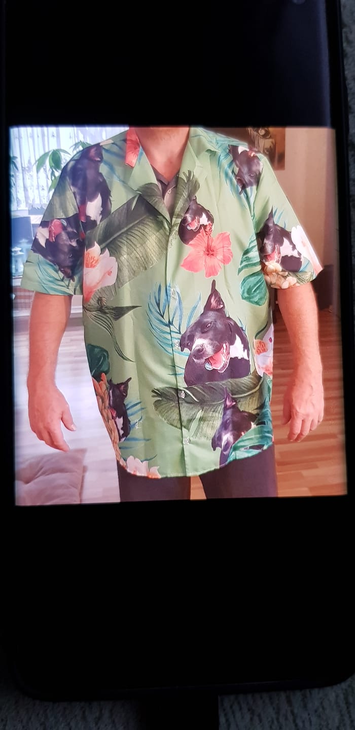 Customer photo review of Dein Foto - Individuelles Hawaiihemd