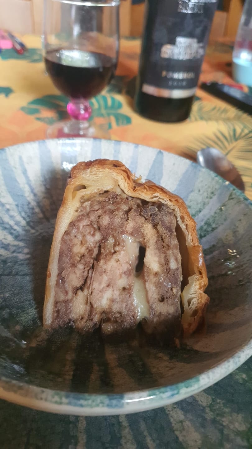 Customer photo review of Tourte de sanglier à la Tomme des Vosges (1,4 kg)