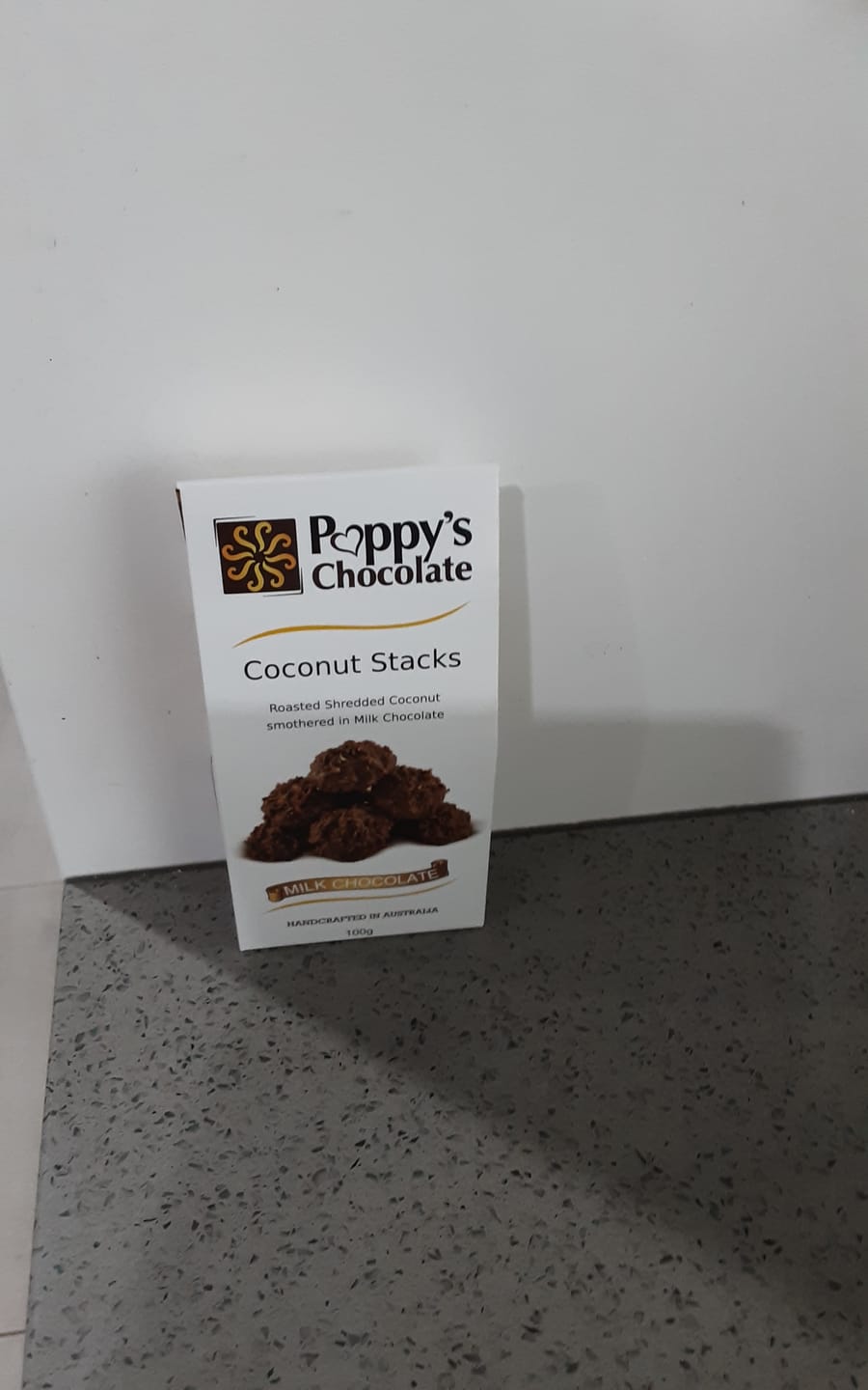 Customer photo review of Milk Chocolate Coconut Stacks 100g