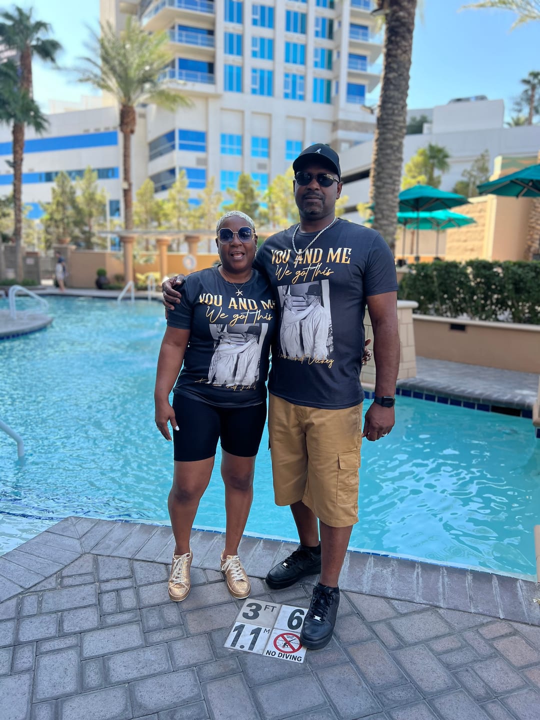 Customer photo review of You & Me We Got This Vintage 90s - Personalized Photo T-Shirt