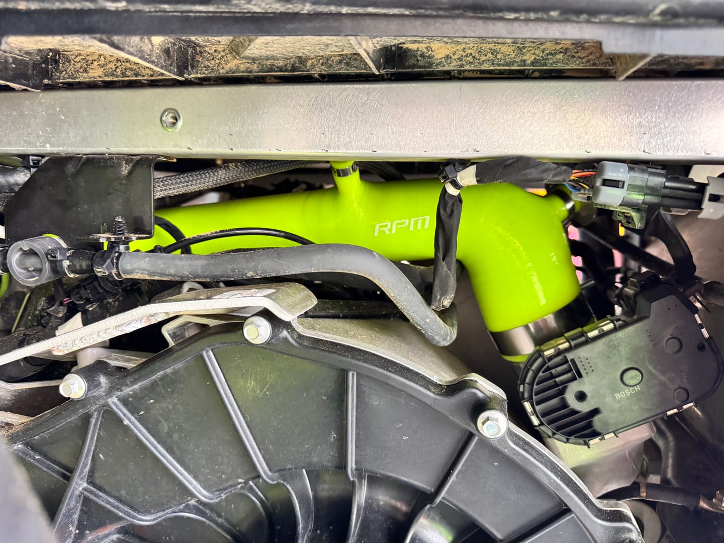Customer photo review of RPM SxS Polaris RZR Turbo R & PRO XP Turbo Silicone Intake J-Tube, Charge Tube W/ BOV, & Intake Tube KIT