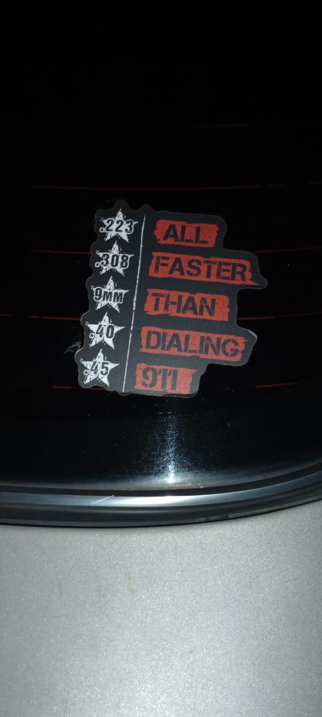 Customer photo review of All Faster than 911 Decal