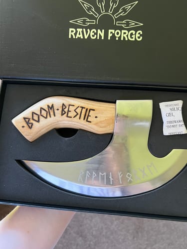 Customer photo review of The Original Pizza Axe