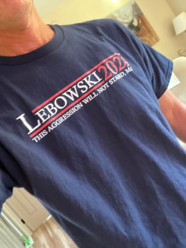 Customer photo review of Lebowski 2024 Cotton Tee