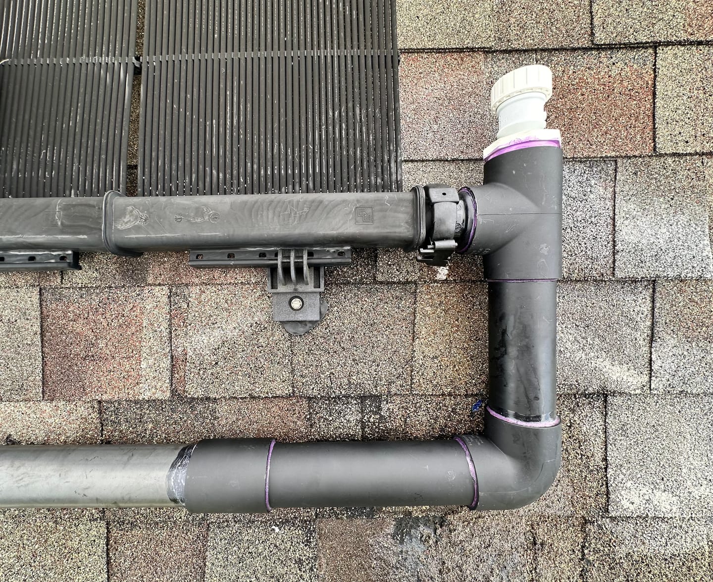 Customer photo review of Panel Clamp Assembly for Heliocol, SwimJoy & SwimLux Solar Pool Heaters