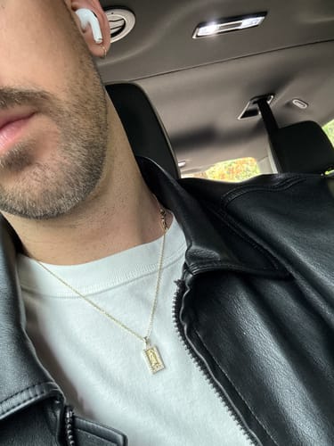 Customer photo review of Guadalupe Tag - Gold